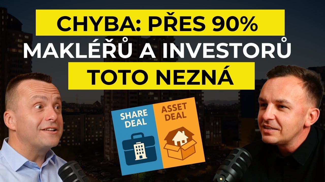 95% investorů a makléřů neví jak kupovat nemovitosti na firmu | Share Deal – JUDr. Jakub Dohnal