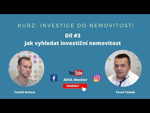 Online kurz: 3. díl – Jak vyhledat investiční nemovitost