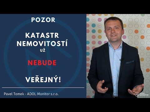 POZOR – Katastr nemovitostí už nebude veřejný a skoro nikdo to neví!