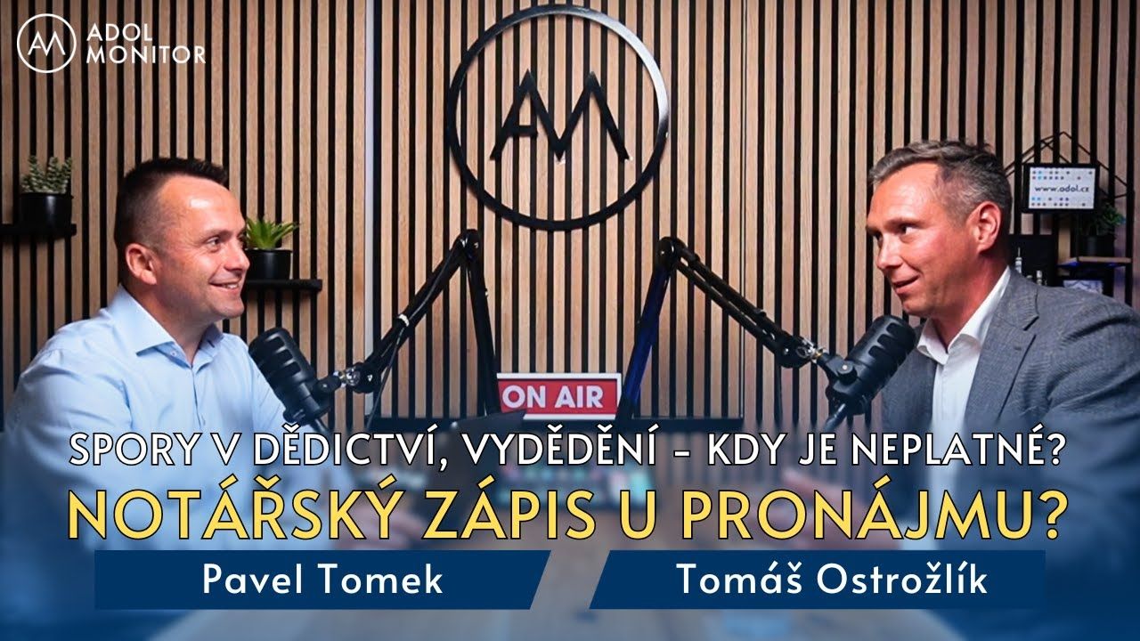 Spory v dědictví, určení hodnoty majetku i vydědění – notář Tomáš Ostrožlík