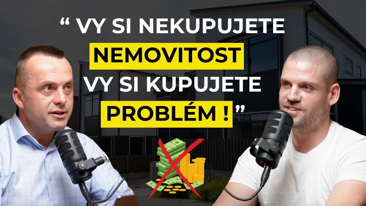 “Vy si nekupujete nemovitost, vy si kupujete problém!” – Milan Bartoň